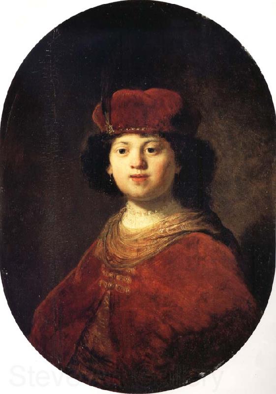 REMBRANDT Harmenszoon van Rijn Portrait of a Boy Norge oil painting art